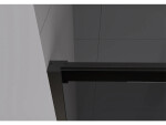 CERANO - Sprchové posuvné dvere Lantono L/P - 8 mm - Soft-Close - čierna matná, grafitové sklo - 140x195 CER-8050BD7239
