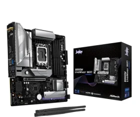 ASRock B860 LiveMixer WiFi / B860 / LGA 1851 / 4X DDR5 / PCIEx 16 / 2.5 GLAN / Wi-Fi / mATX (90-MXBRT-A0UAYZ)