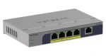 Switch 5 portov Gigabit Ethernet PoE+ / Switch / 5x GbE / PoE+ / neriadený (GS105P-300EUS)