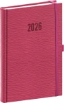 NOTIQUE Denný diár Rivoli 2026 ružový / 15 x 21 cm (PGD-DA5RI-6017)