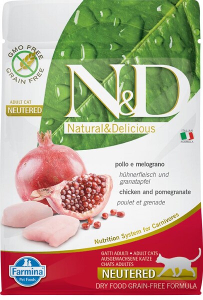 N&amp;D Cat Neutered Chicken/Pomegranate Grain-free