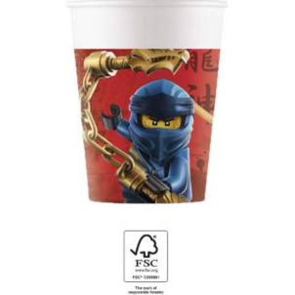 Papierové poháre 200 ml Lego Ninjago - Procos