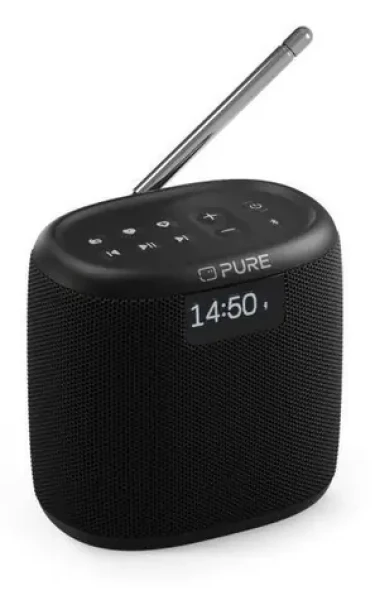 Pure Woodland Mini čierna / Bluetooth reproduktor / DAB + / FM / IP67 / 17h výdrž (253346)