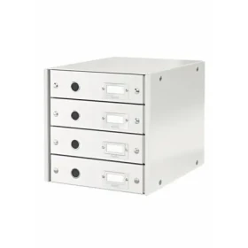 Leitz Clickamp;Store WOW (4 zásuvky) Zásuvkový box biela (60490001)