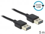 DeLock Kábel Easy-USB 2.0-A samec samec / 5 m (83463)