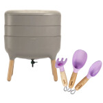 Plastia Set TAUPE - Vermikompostér + Pestovateľský set