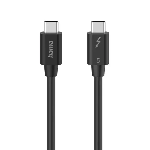 QNAP CAB-TBT5-1M / Kábel Thunderbolt 5 / USB-C / 80 Gb/s / 1 m / pasívny (CAB-TBT5-1M)