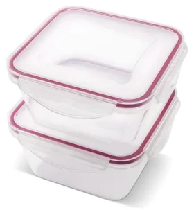 Lamart LT6060 CLIP číra / Sada dóz na potraviny / 2 ks / 2x 600 ml / plast (8590669401437)