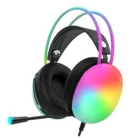 INCA IGK-X8S čierna / Herné slúchadlá s mikrofónom / 7.1 Surround / RGB / USB (IGK-X8S)