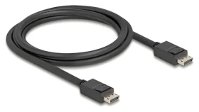 DeLock 81175 čierna / DisplayPort kábel / DP 2.1 / 80 Gbps / 16K 60 Hz / 1,8 m (81175)