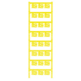 Weidmüller 1062010000 SFC 2.5/12 MC NE GE ochranný štítok Druh montáže: prichytenie sponami Potlačiteľná plocha: 5.80 x 12 mm žltá Počet markerov: 120 120 ks; 1062010000