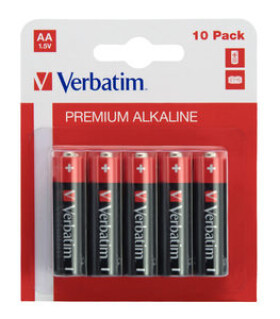 Verbatim Alkalické batérie AA 1.5V 10ks/blister (49875-V)