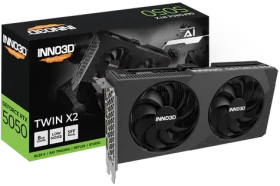 Inno3D GeForce RTX 5050 TWIN X2 8GB / 2572MHz / 8GB GDDR6 / 128-bit / 1x HDMI + 3x DP / 550W (8) (N50502-08D6-174071N)