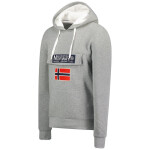 Pánska mikina WW6114H/GN Grey Pattern - Geographical Norway XL šedá vzor