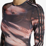 Tričko adidas Graphic Mesh T-Shirt Vermillion/ Crystal Linen/ Aurora Coffee XS