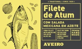 Aveiro Mexický šalát s filetmi z tuniaka v olivovom oleji 120g (12335)