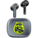 Buxton BTW 8200 RACCOON šedá / bezdrôtové slúchadlá / mikrofón / Bluetooth 5.4 / ANC / IPX6 (8590669377961)