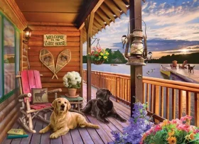 COBBLE HILL Puzzle Vitajte v dome pri jazere