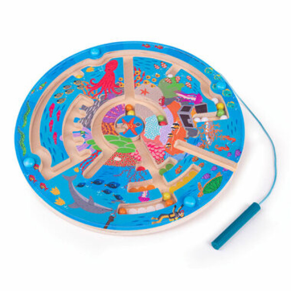 Bigjigs Toys Magnetické bludisko - Podmorský život