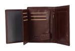 Pánska kožená peňaženka Lagen LG-7646 Dark Brown