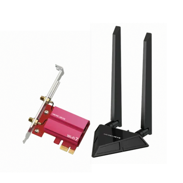 Mercusys MA49BE / Wi-Fi 7 PCIe adaptér BE9300 / Tri-band 2.4 5 6 GHz / BT 5.4 (MA49BE)