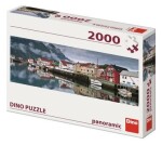 Dino Puzzle panoramic Rybárska dedina 2000 dielikov