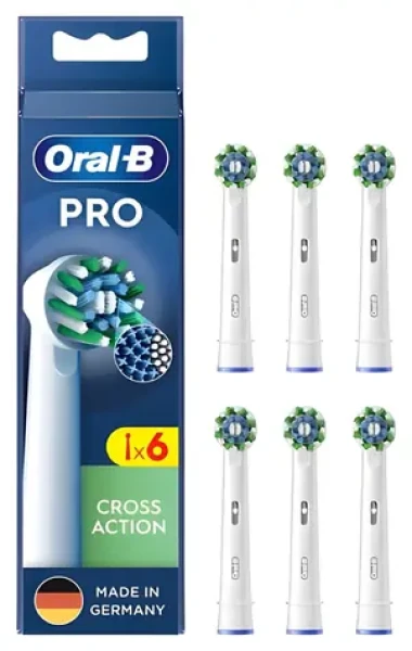 Oral-B Pro Cross Action biela / Náhradná hlavica / 6 ks (8006540860373)