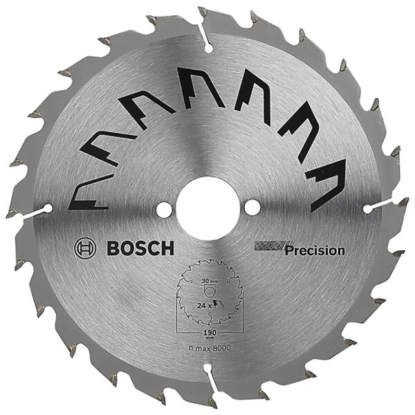 Bosch Accessories Precision 2609256869 tvrdokovový pílový kotúč 190 x 30 mm Počet zubov (na palec): 24 1 ks; 2609256869