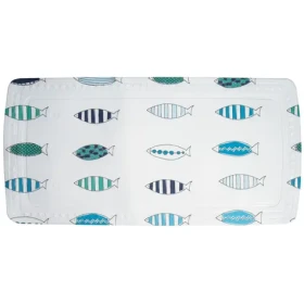 Spirella SANTORINI protišmyková podložka do vane rybičky motív / PVC / 71 x 36 cm (7610583192493)