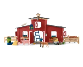 Schleich Farm WORLD 42606 Veľká stodola so zvieratami a príslušenstvom