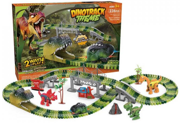 Mamido Mamido Závodná dráha Dinosaurie svet 237 dielov