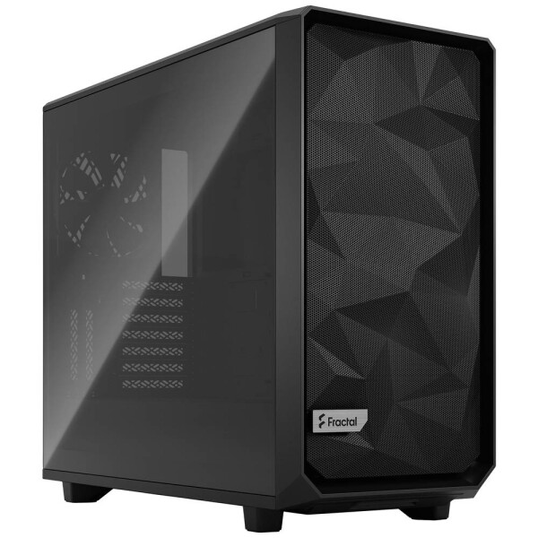 Fractal Design Meshify 2 Black TG Light Tint čierna / E-ATX / 1x USB 3.1 Type C + 2x USB 3.0 / bez zdroja / p. bočnice (FD-C-MES2A-03)