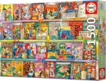 Educa Puzzle Gýčovitý zábavný knižný kút