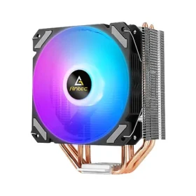 Antec A400i RGB čierna / 1x 120mm / 150W TDP / 1800 RPM @ 36 dB / RGB / AMD + Intel (0-761345-10913-0)