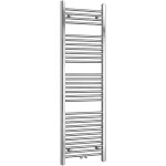 CERANO - Kúpeľňový radiátor Benito - stredové pripojenie 50mm/bočné - 460 W - chróm - 1500x450 mm CER-673851