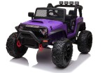 Mamido Detské elektrické autíčko Jeep Power fialové