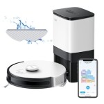 TP-LINK Tapo RV30 Plus biela / Robotický vysávač + základňa / vysávanie amp; mopovanie / WiFi / BT / 5000 mAh / HEPA / Lidar (Tapo RV30 Plus)