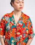 Patagonia W's Tidal Threads Shirt Tropiclimb: Hot Ember L