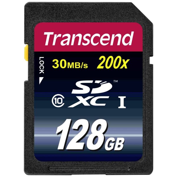 Transcend Premium SDXC karta 128 GB Class 10; TS128GSDXC10