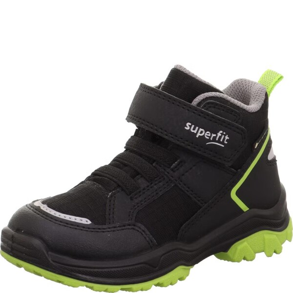 Chlapčenské celoročné topánky JUPITER Black/Light Green GTX Superfit 1-000053-0000 - 40