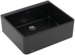 VILLEROY & BOCH VILLEROY & BOCH - Keramický drez Villeroy &amp; Boch Farmhouse 60 X, 636001R7, Pure Black 636001R7