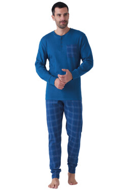 Pánske pyžamo Karelpiu KF7134 3XL Modrá
