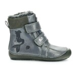 D.D.Step DDStep W063-52263A tmavo šedé zimné barefoot topánky 28 EUR