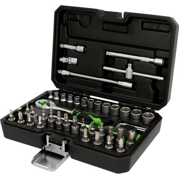 KS Tools COMPETITION 1/4 Steckschlüssel-Satz, 48-tlg súprava nástrčných kľúčov, 512.0048; 512.0048