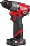 Milwaukee MILWAUKEE.Screwdriver M12FDD2-602X 45Nm 2x6.0Ah