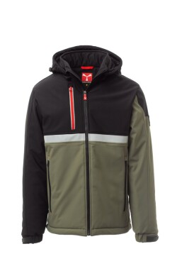 Pánska bunda Payper WISE PAD Farba: Vojenská Zelená/ Čierna, Veľkosť: XL (S00096048907051XL)