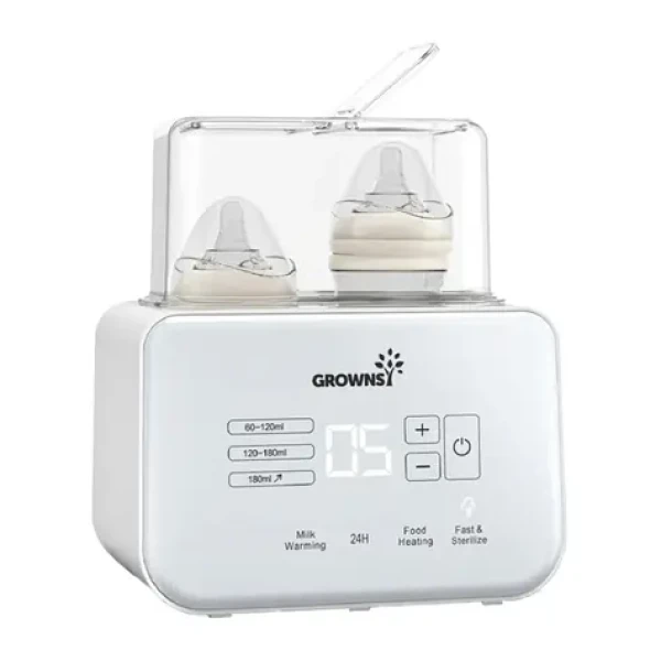 Grownsy W3 biela / Ohrievač fliaš / 8v1 / parná sterilizácia / 250 W / do 400 ml (W3grownsy)