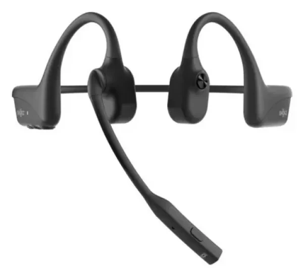 Shokz OpenComm2 UC (2025) čierna / Bezdrôtové slúchadlá / pred uši s mikrofónom / IP55 / BONE Conduction / USB-A (C120-AA-BK-EU-000)