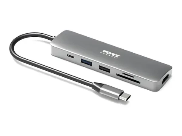 PORT CONNECT Dokovacia stanica USB-C 5v1 / Dokovacia stanica / HDMI 4K60Hz / USB-C PD 100W / USB 3.2 Gen1 (900162)