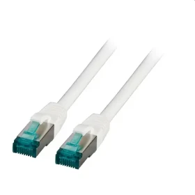EFB Cat6A 0,15 m biela / Patch kábel / S/FTP / LSZH / RJ-45 (MK6001.0,15W)